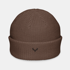 Walnut Emerridge Ribbed Knit Beanie
