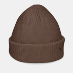 Walnut Emerridge Ribbed Knit Beanie