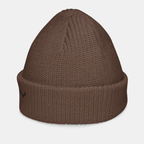 Walnut Emerridge Ribbed Knit Beanie