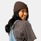 Walnut Emerridge Ribbed Knit Beanie