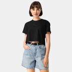Black Luna Crop Top