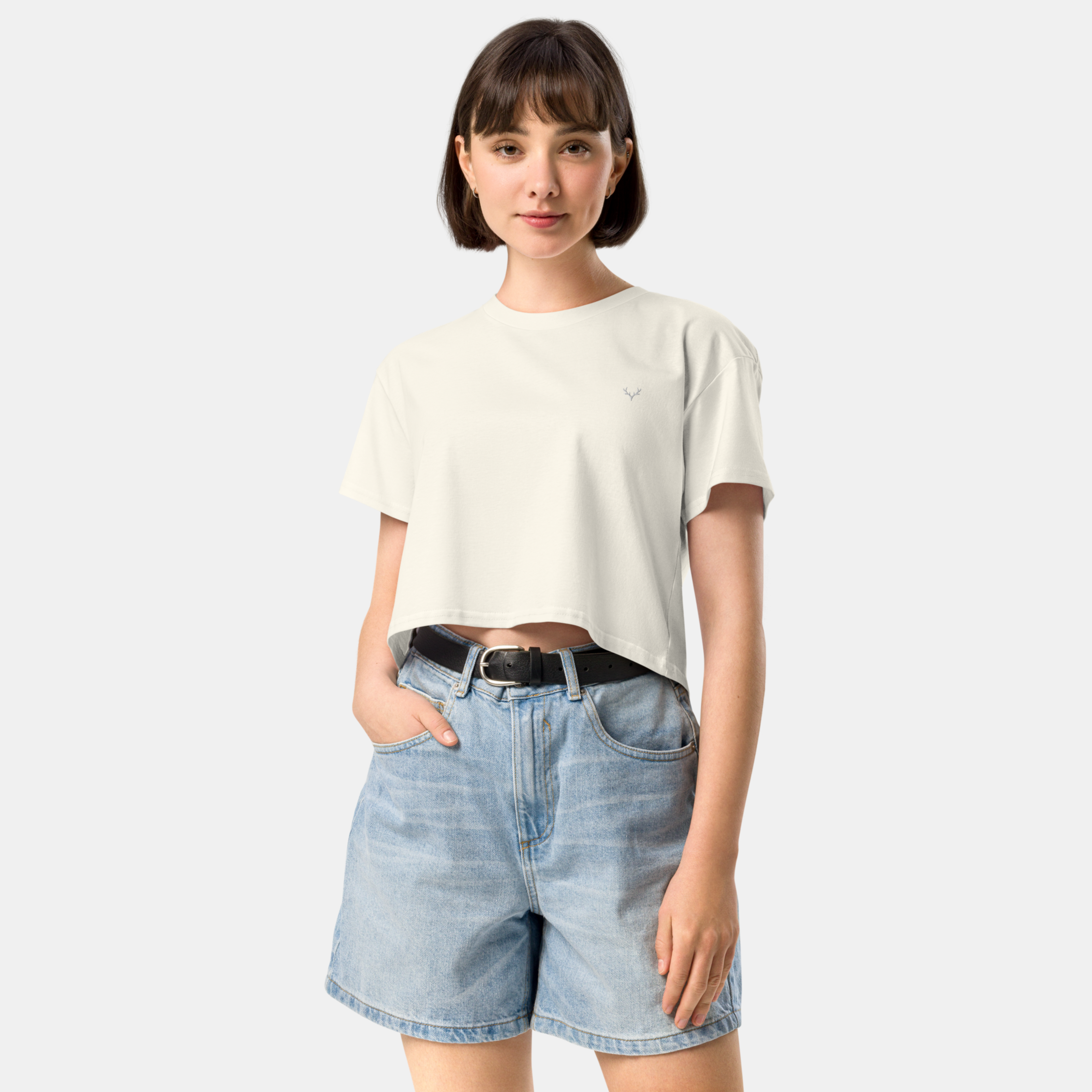 Natural Luna Crop Top