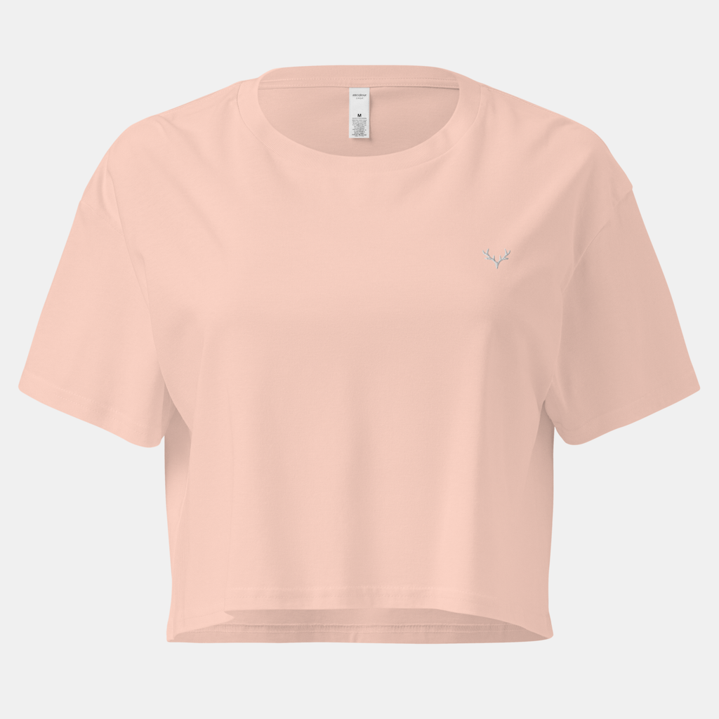 Pale Pink Luna Crop Top