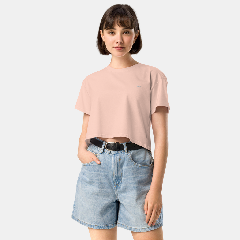 Pale Pink Luna Crop Top