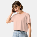 Pale Pink Luna Crop Top