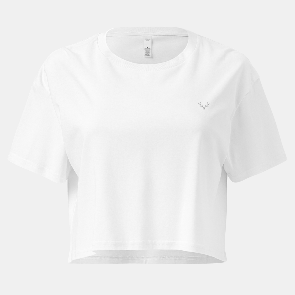 White Luna Crop Top