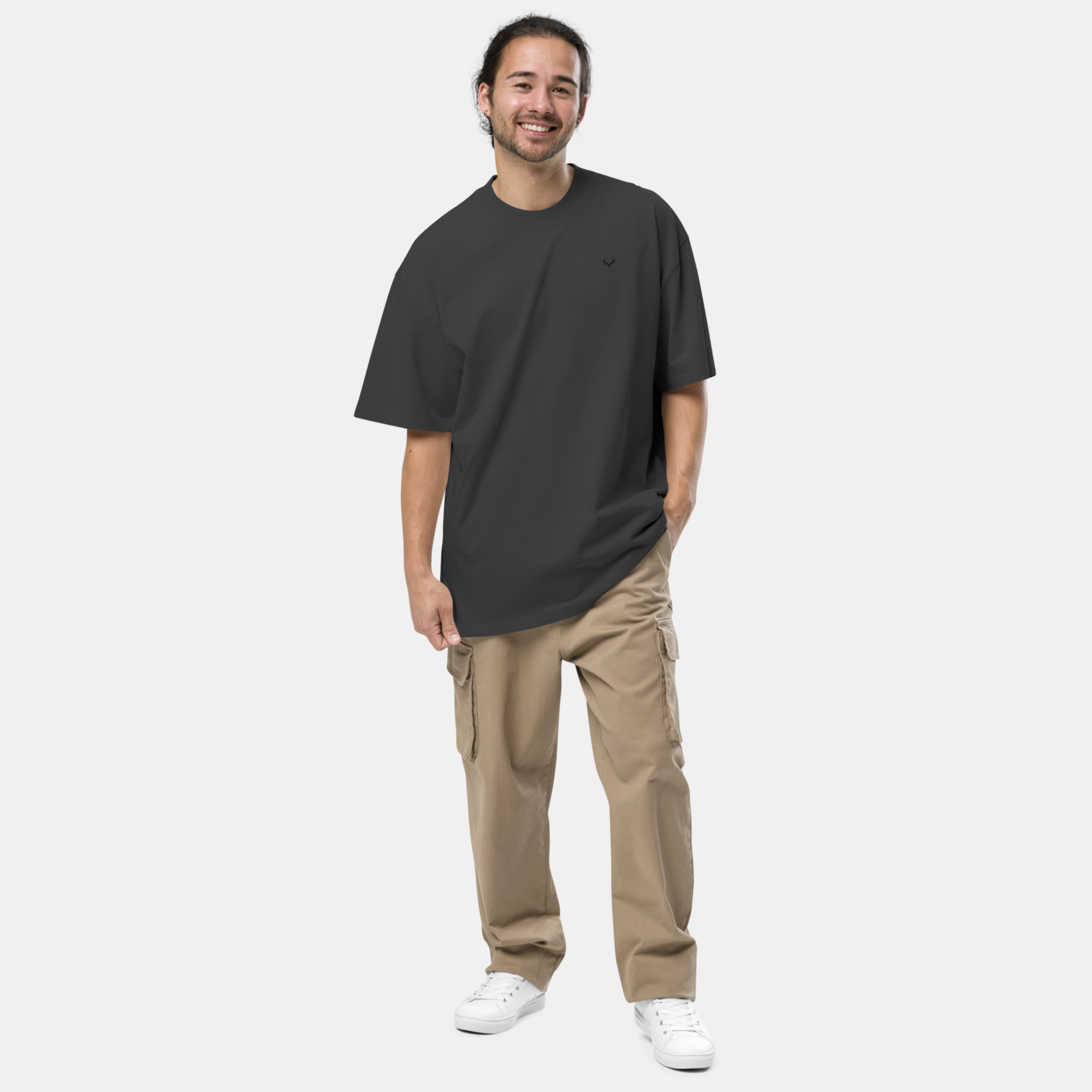 Black Faded Oversized T-Shirt