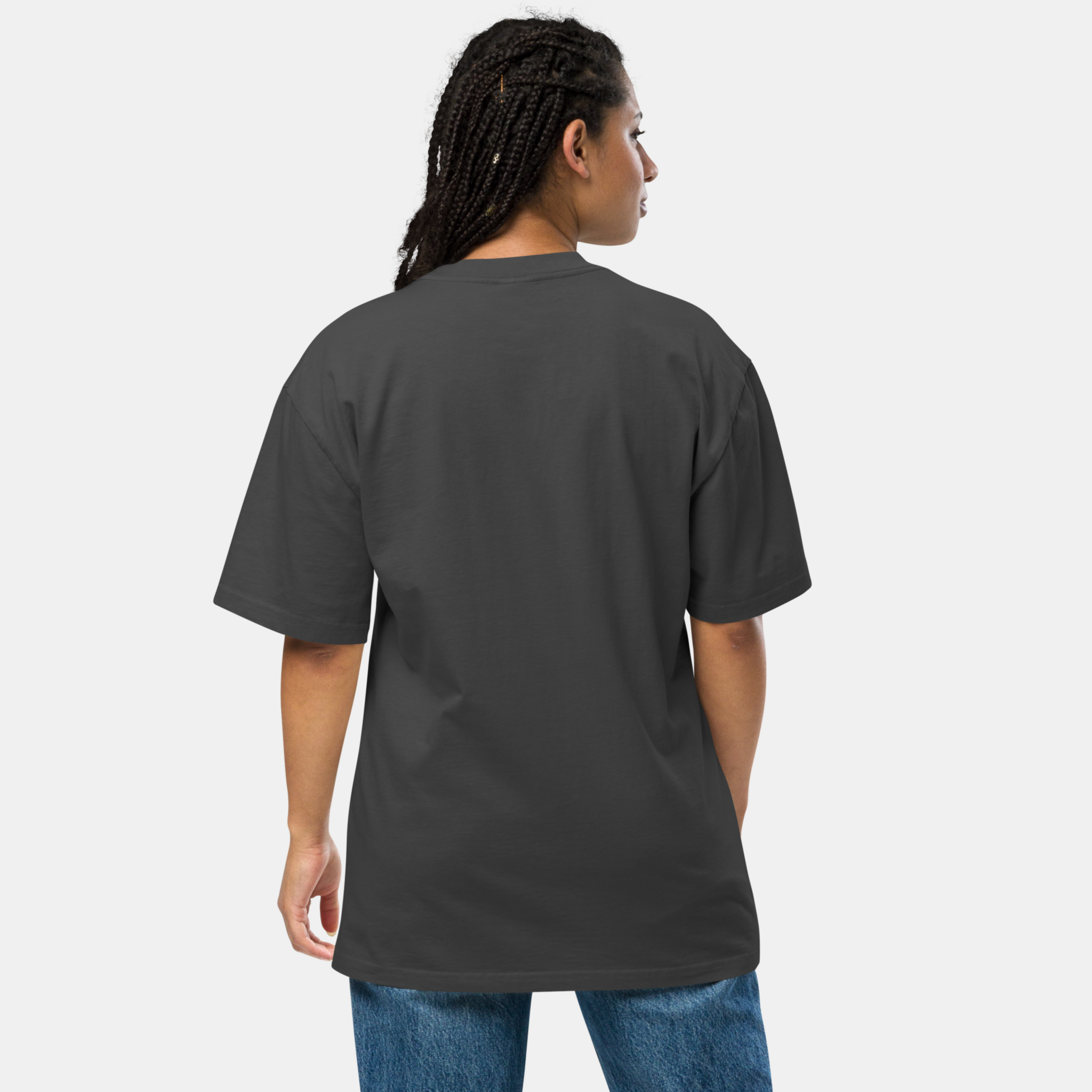 Black Faded Oversized T-Shirt