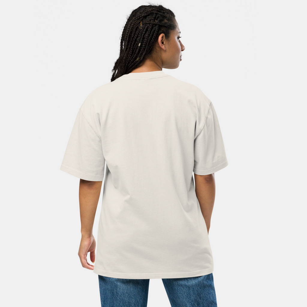 Bone Faded Oversized T-Shirt