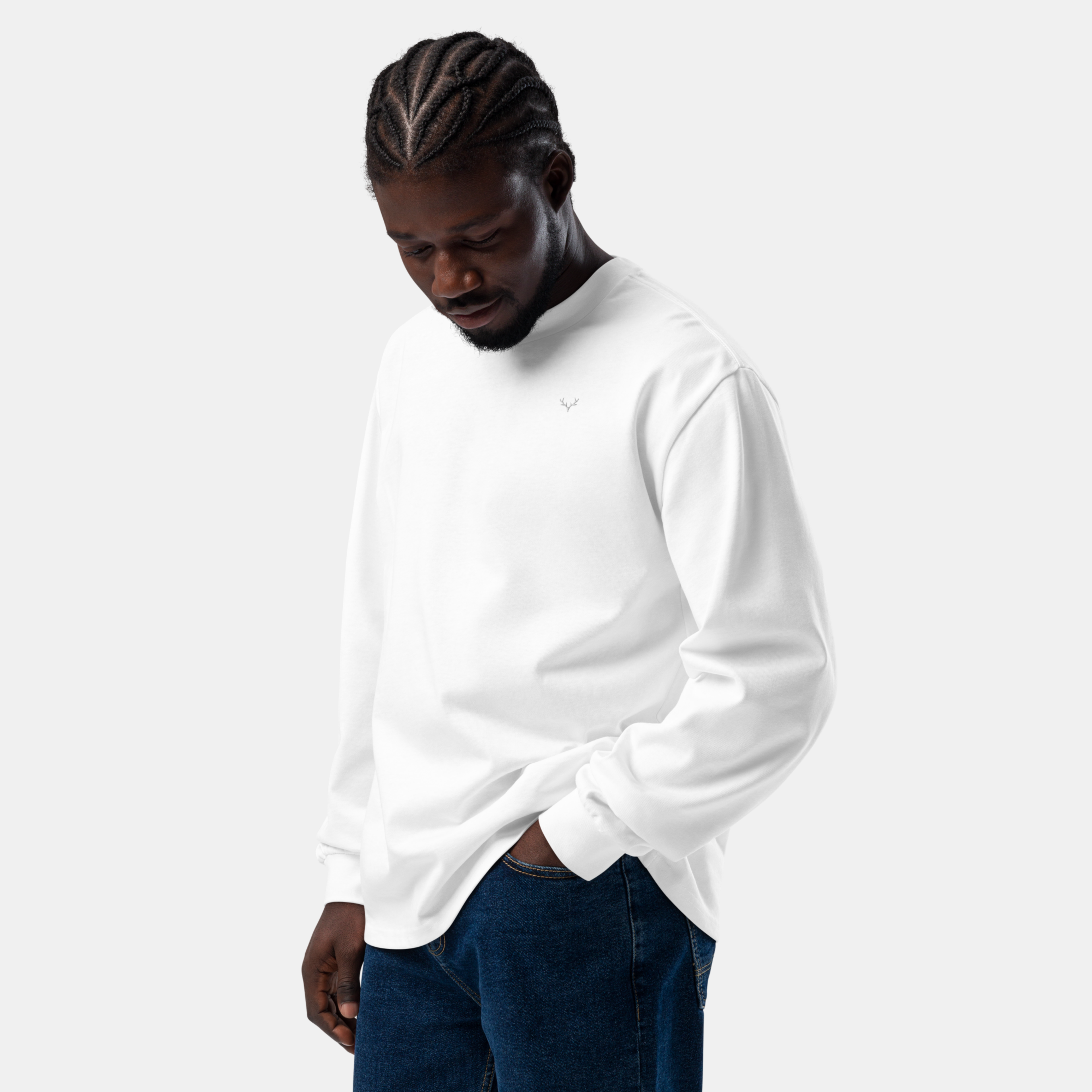 White Quietform Sweatshirt