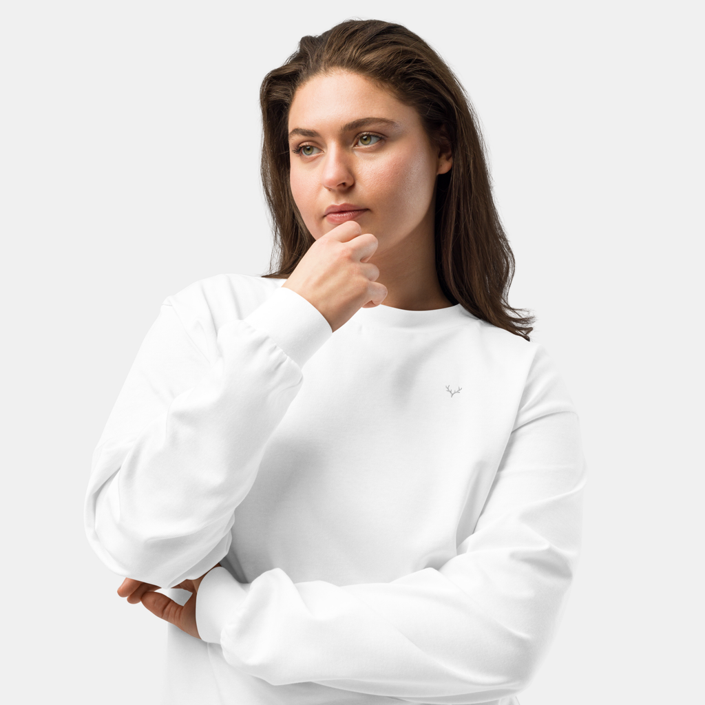 White Quietform Sweatshirt