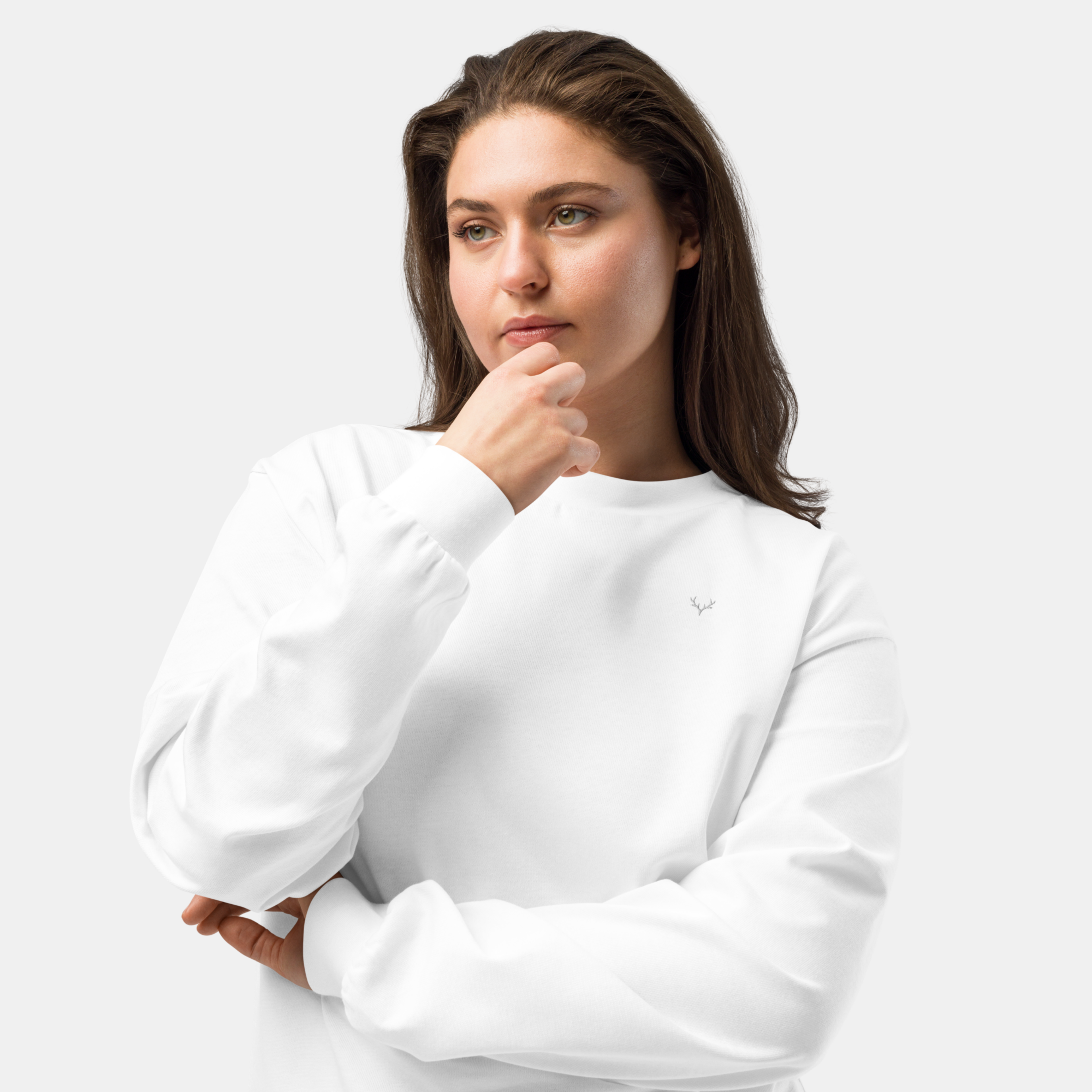 White Quietform Sweatshirt