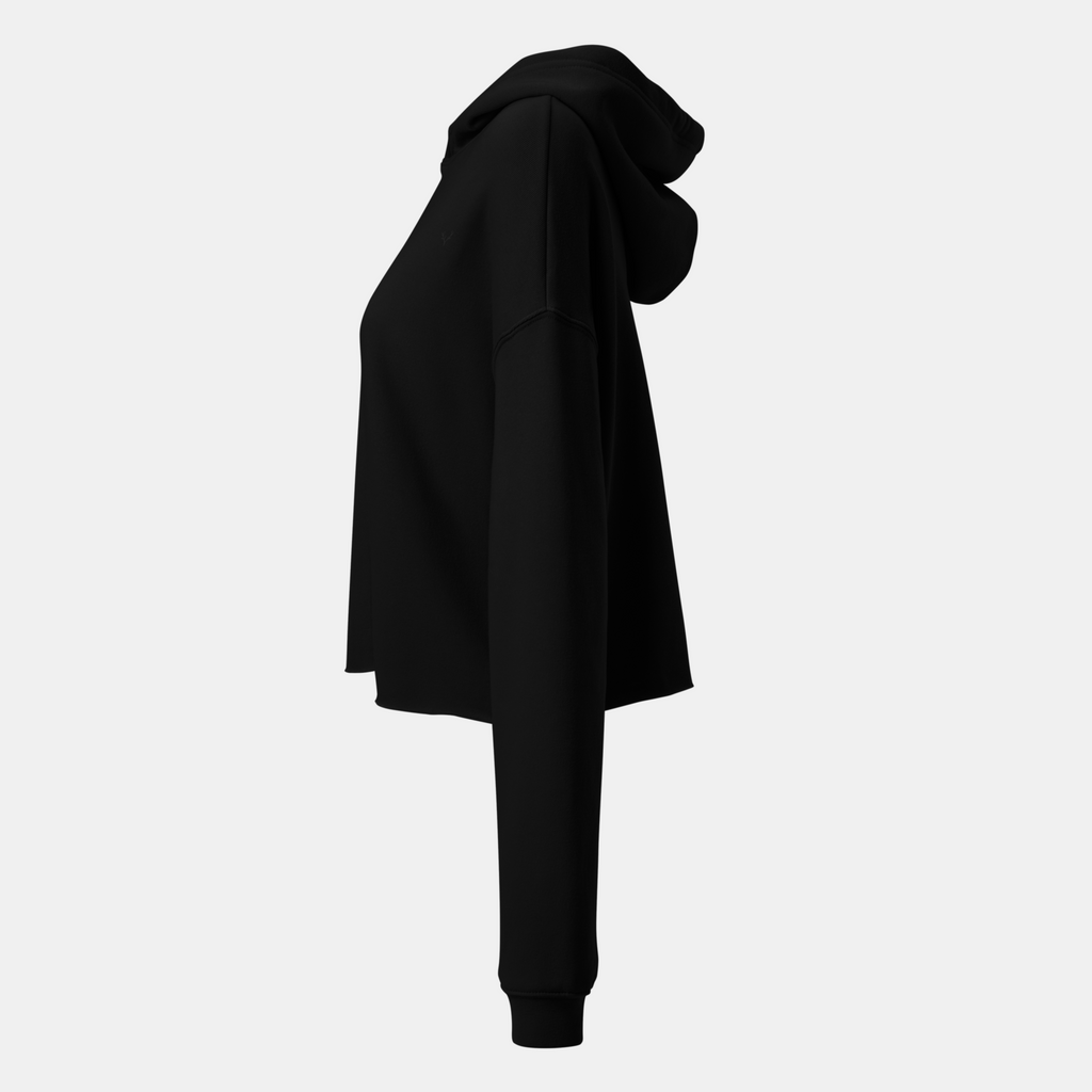 Black Threadcut Hoodie