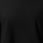 Black Threadcut Hoodie