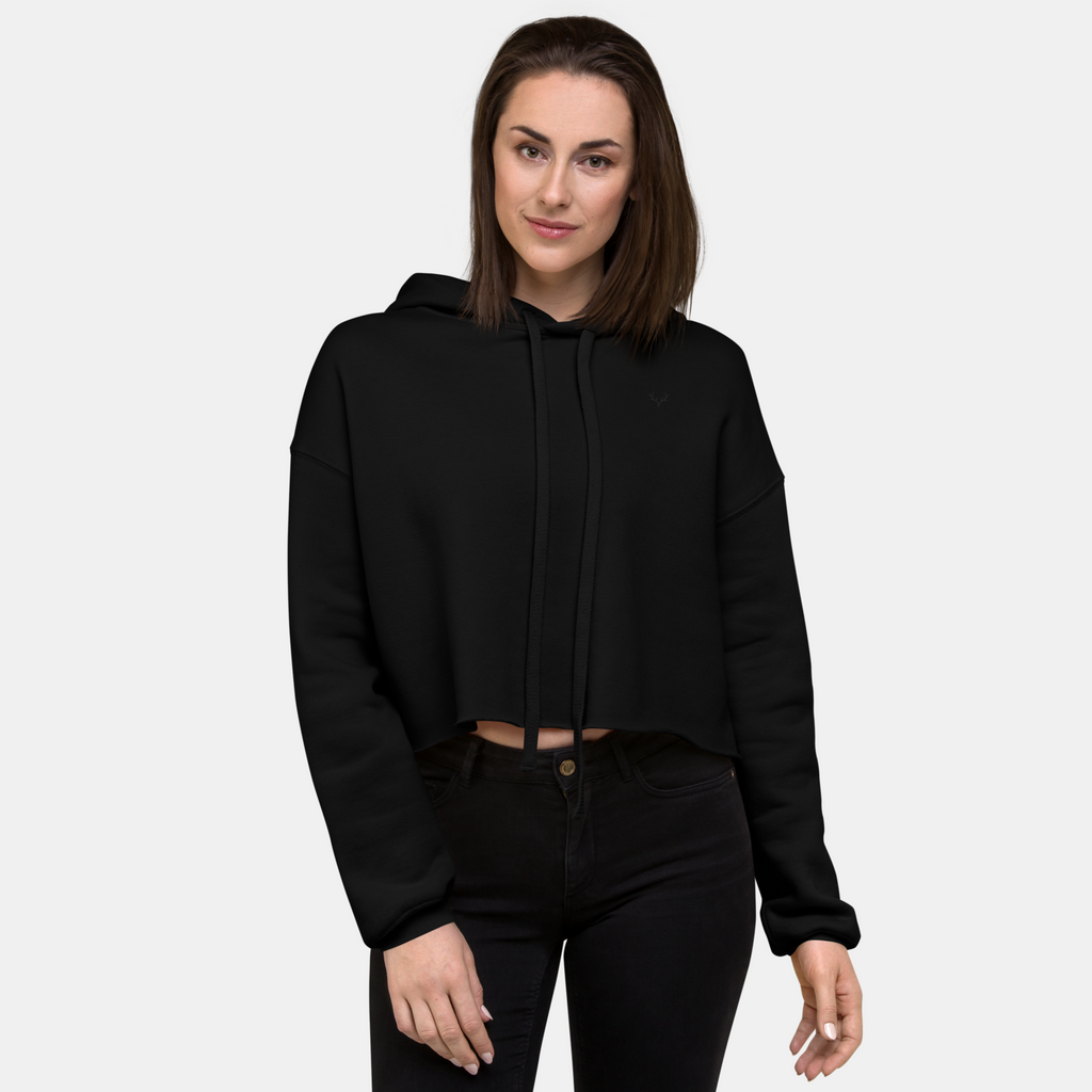 Black Threadcut Hoodie