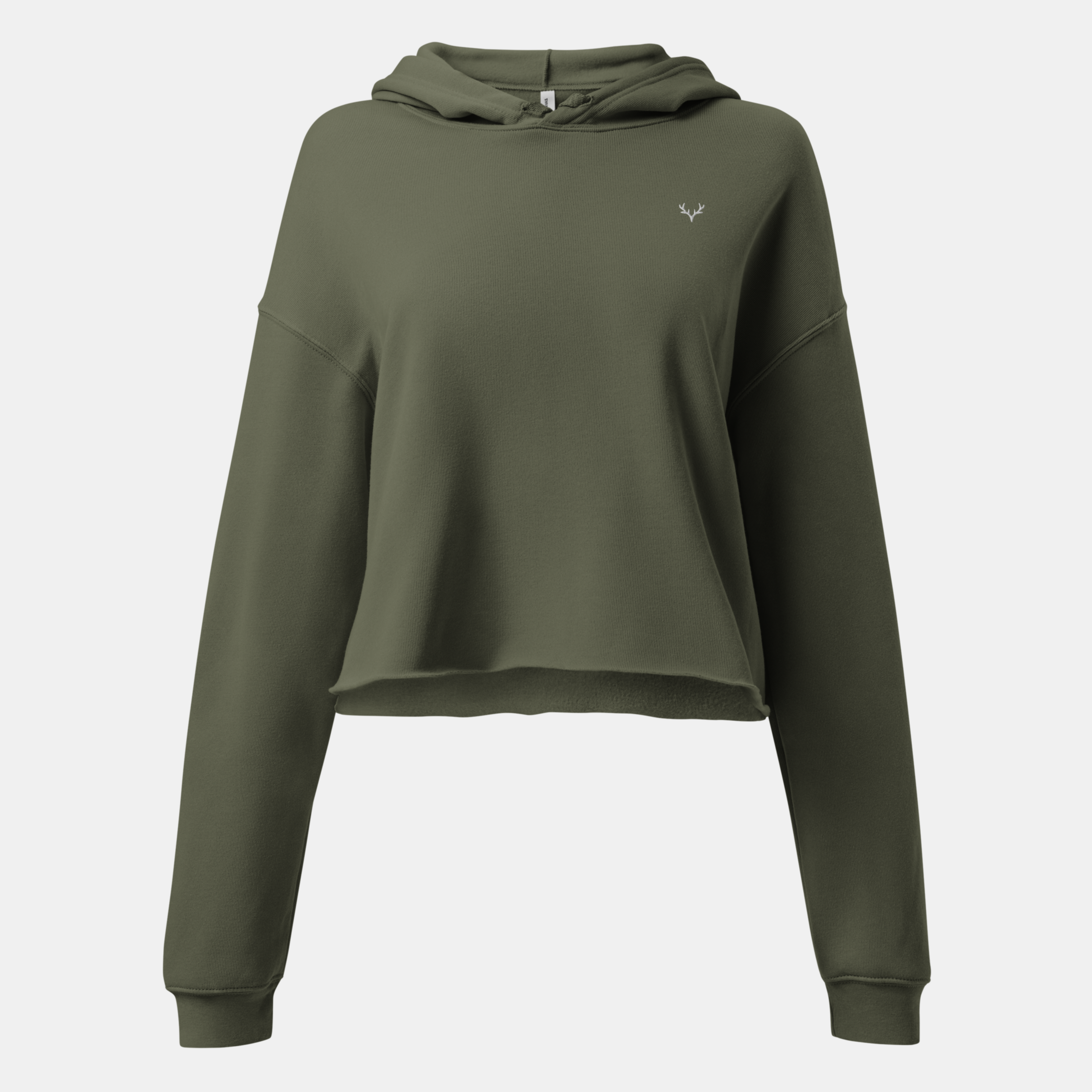 Military Green Threadcut Hoodie