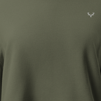 Military Green Threadcut Hoodie