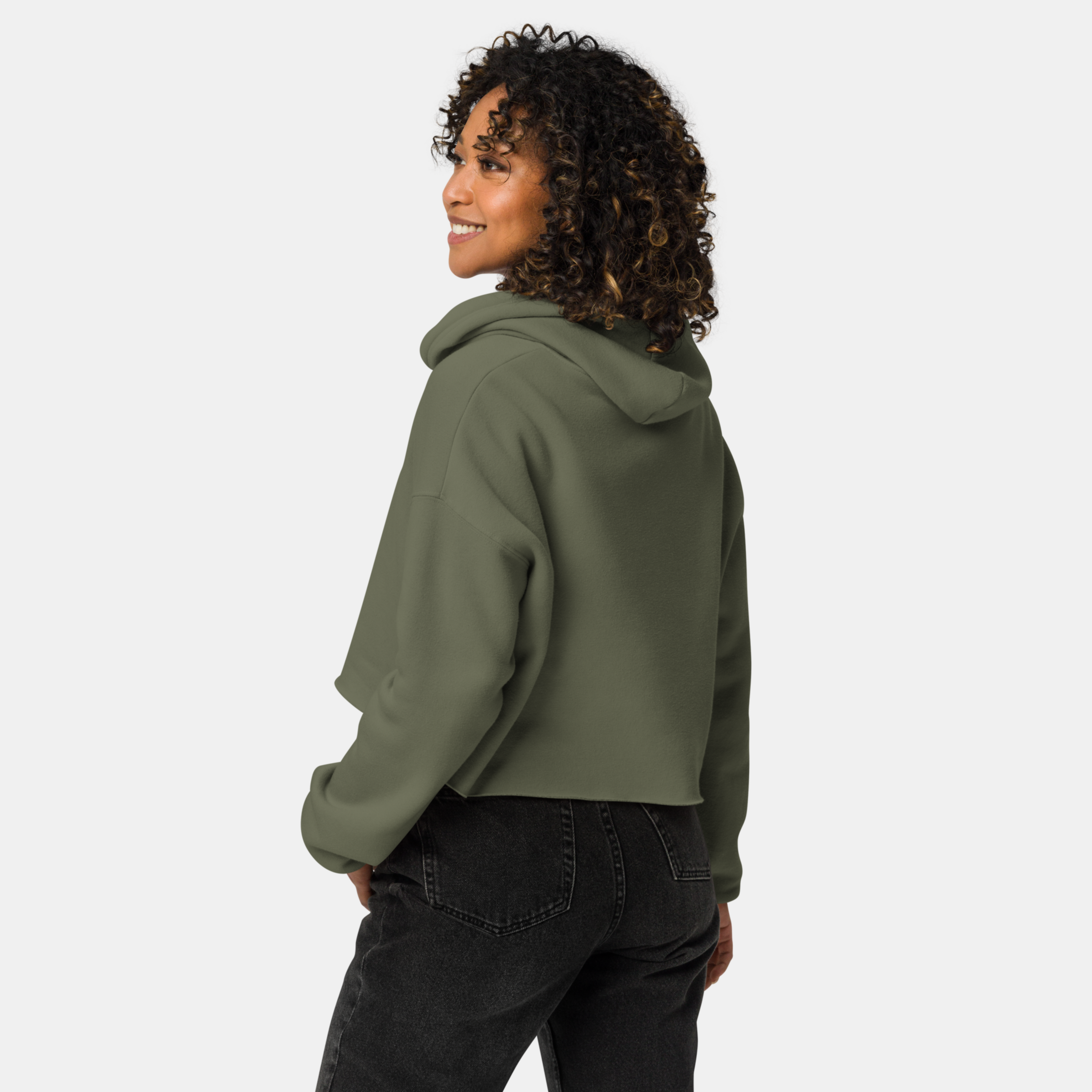 Military Green Threadcut Hoodie