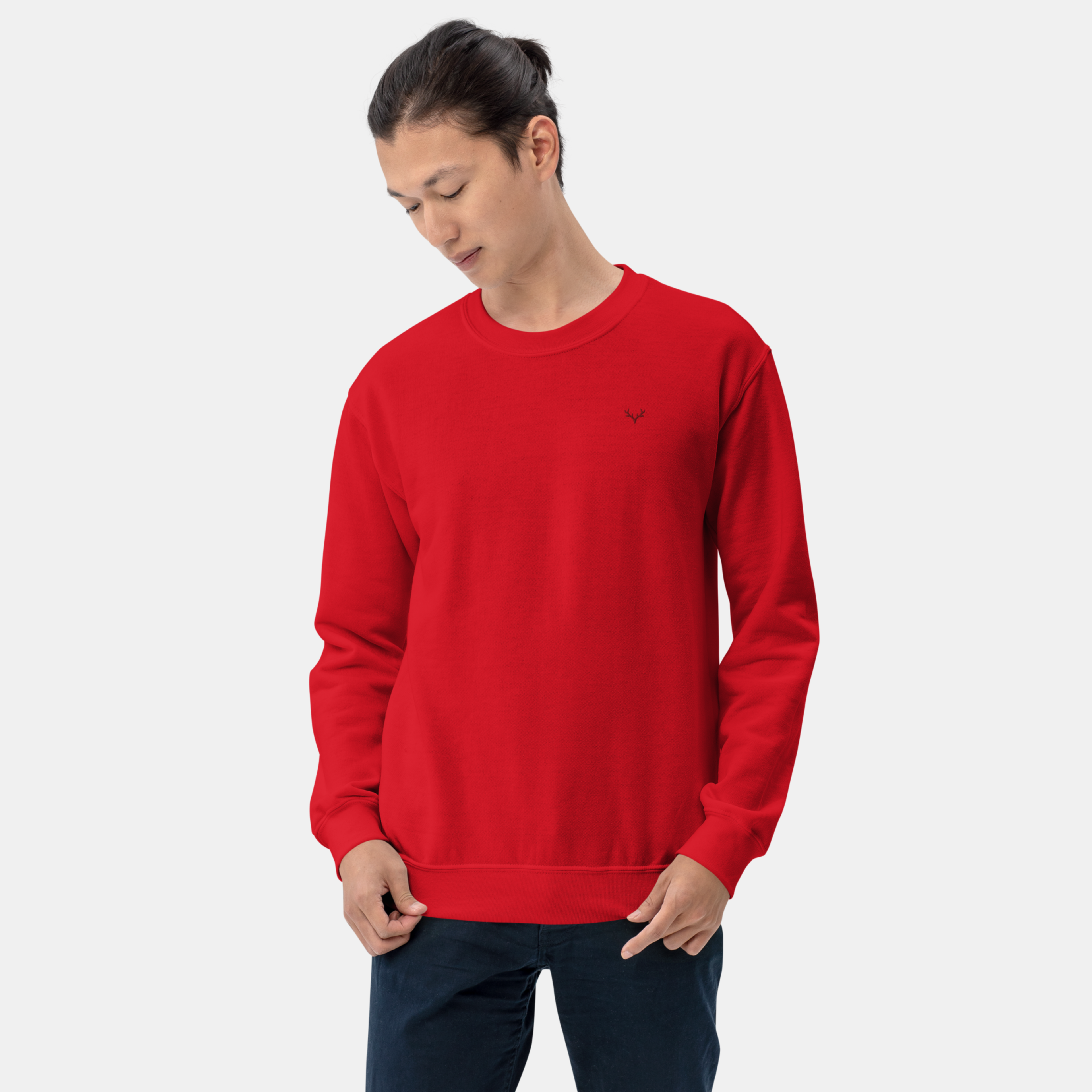 Red Quietline Sweatshirt