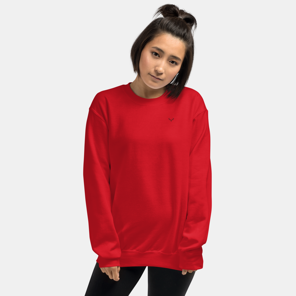 Red Quietline Sweatshirt