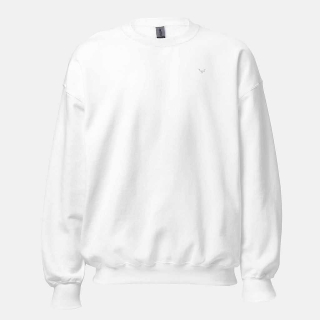 White Quietline Sweatshirt