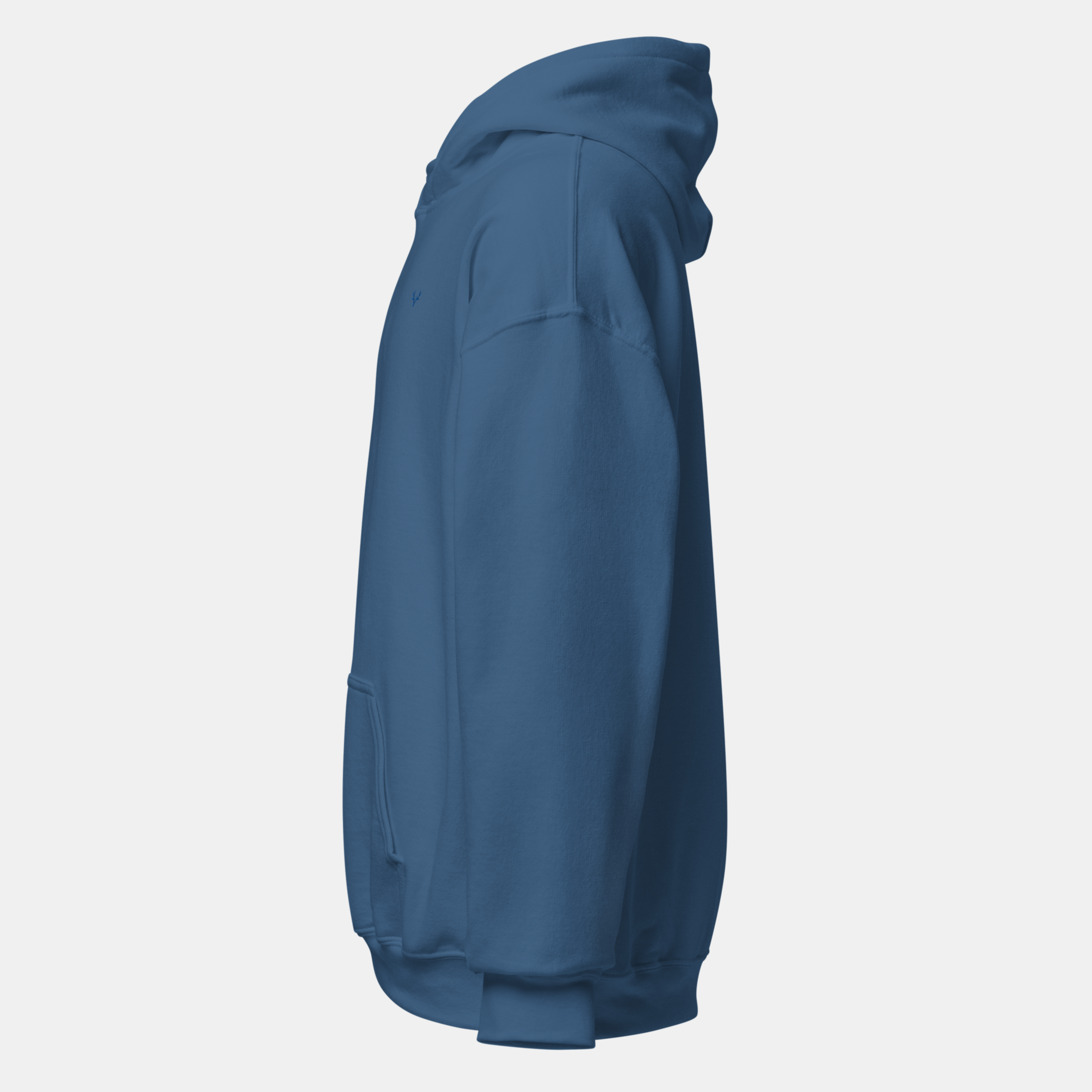 Indigo Blue Thread Hoodie