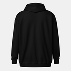 Black Threadline Zip Hoodie