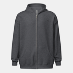 Dark Grey Threadline Zip Hoodie