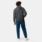 Dark Grey Threadline Zip Hoodie