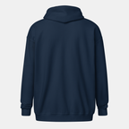 Navy Threadline Zip Hoodie