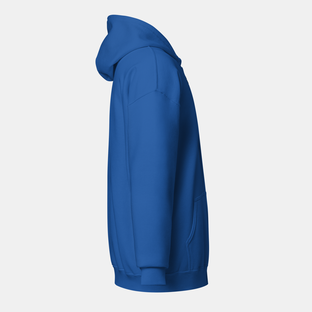 Royal Threadline Zip Hoodie