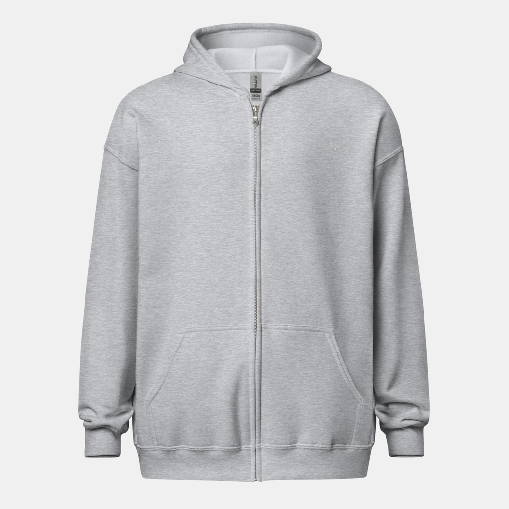 Sport Grey Threadline Zip Hoodie