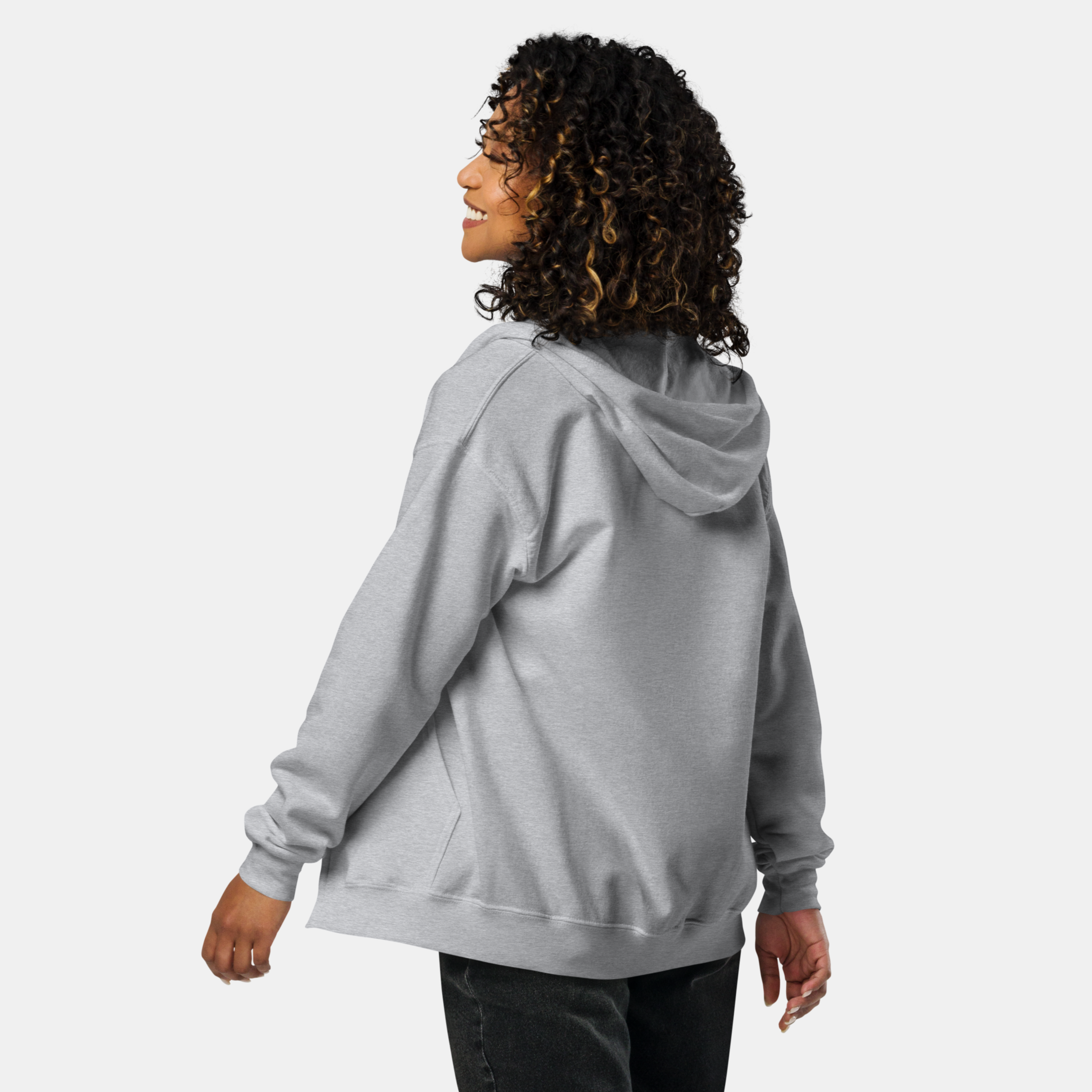 Sport Grey Threadline Zip Hoodie
