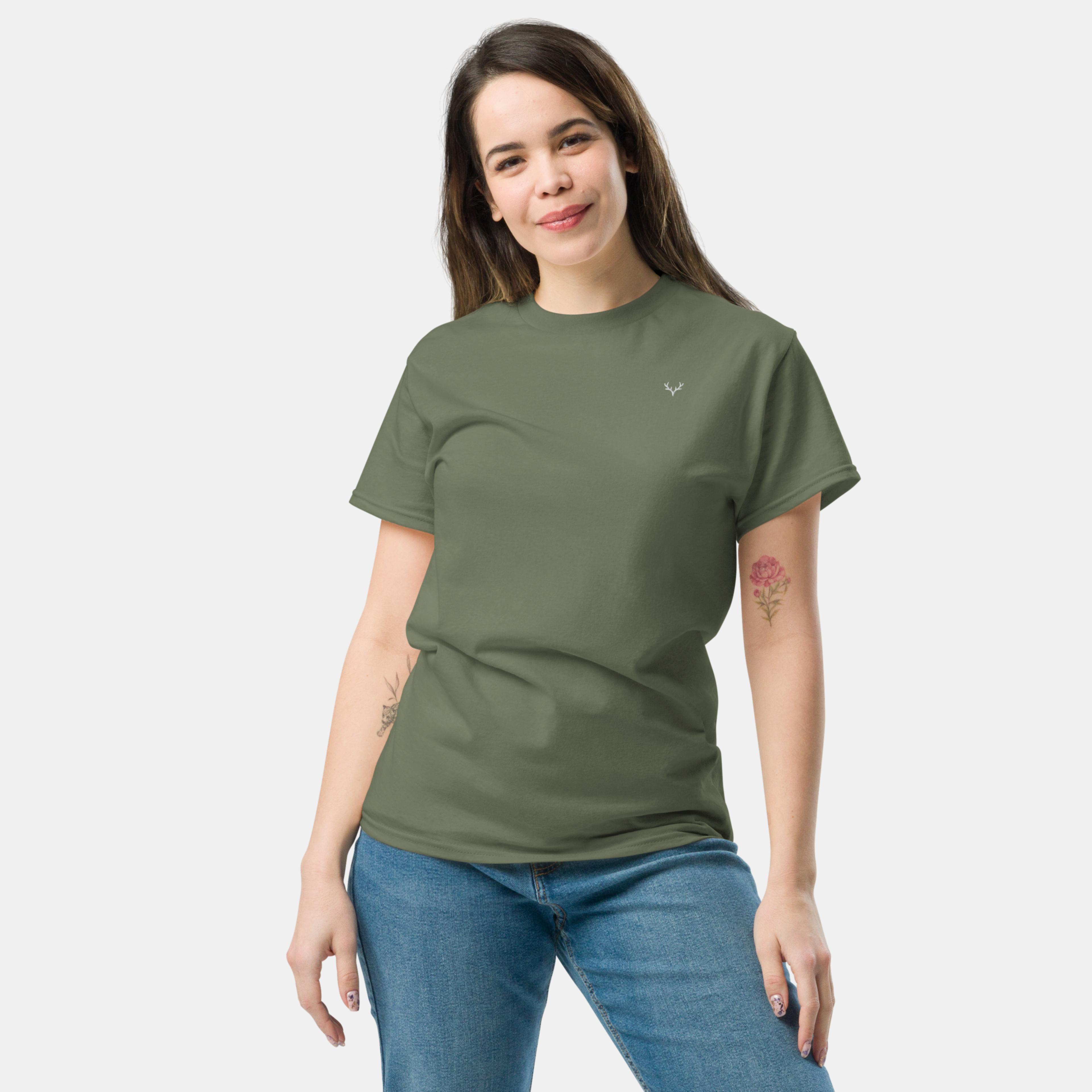 Military Green Base Softstyle T-Shirt