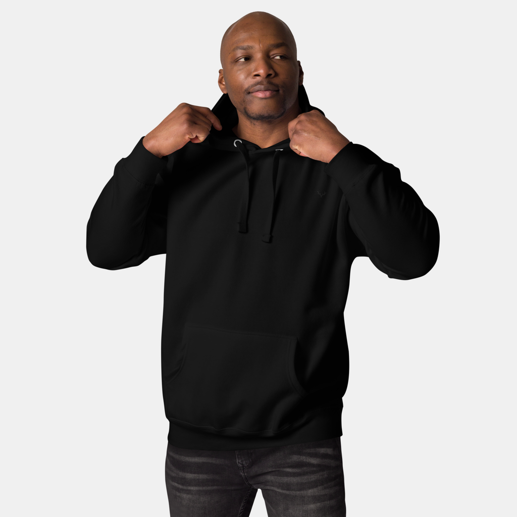 Black Threadmark Hoodie