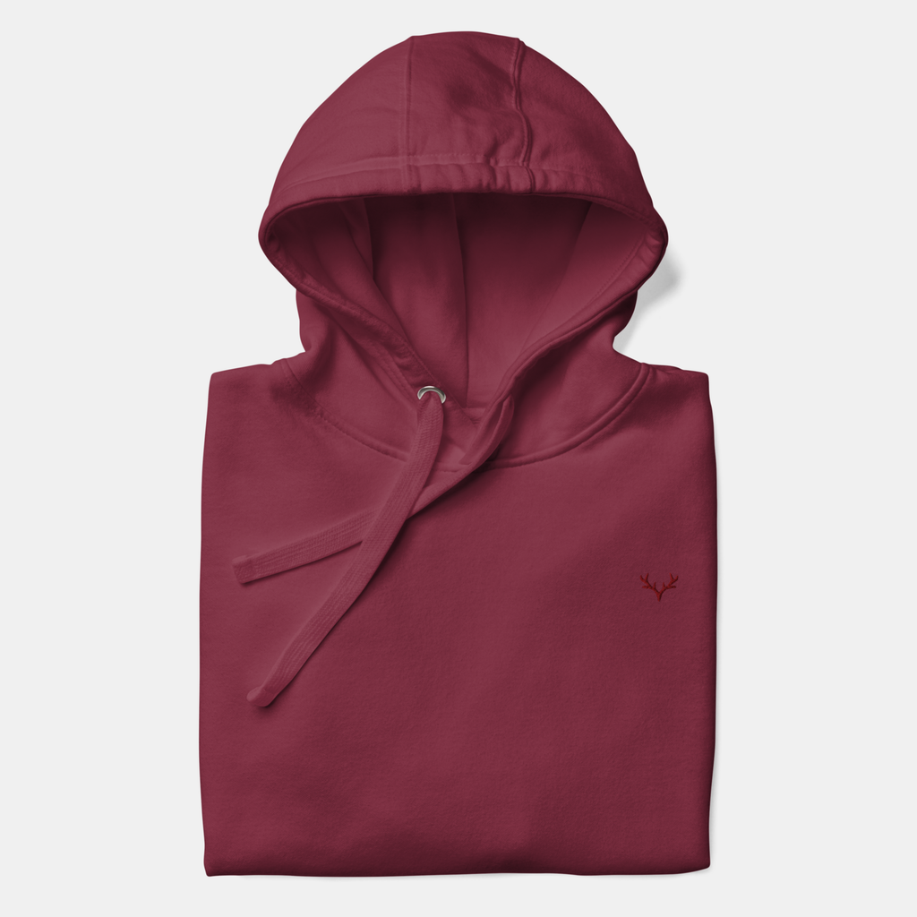 Maroon Threadmark Hoodie