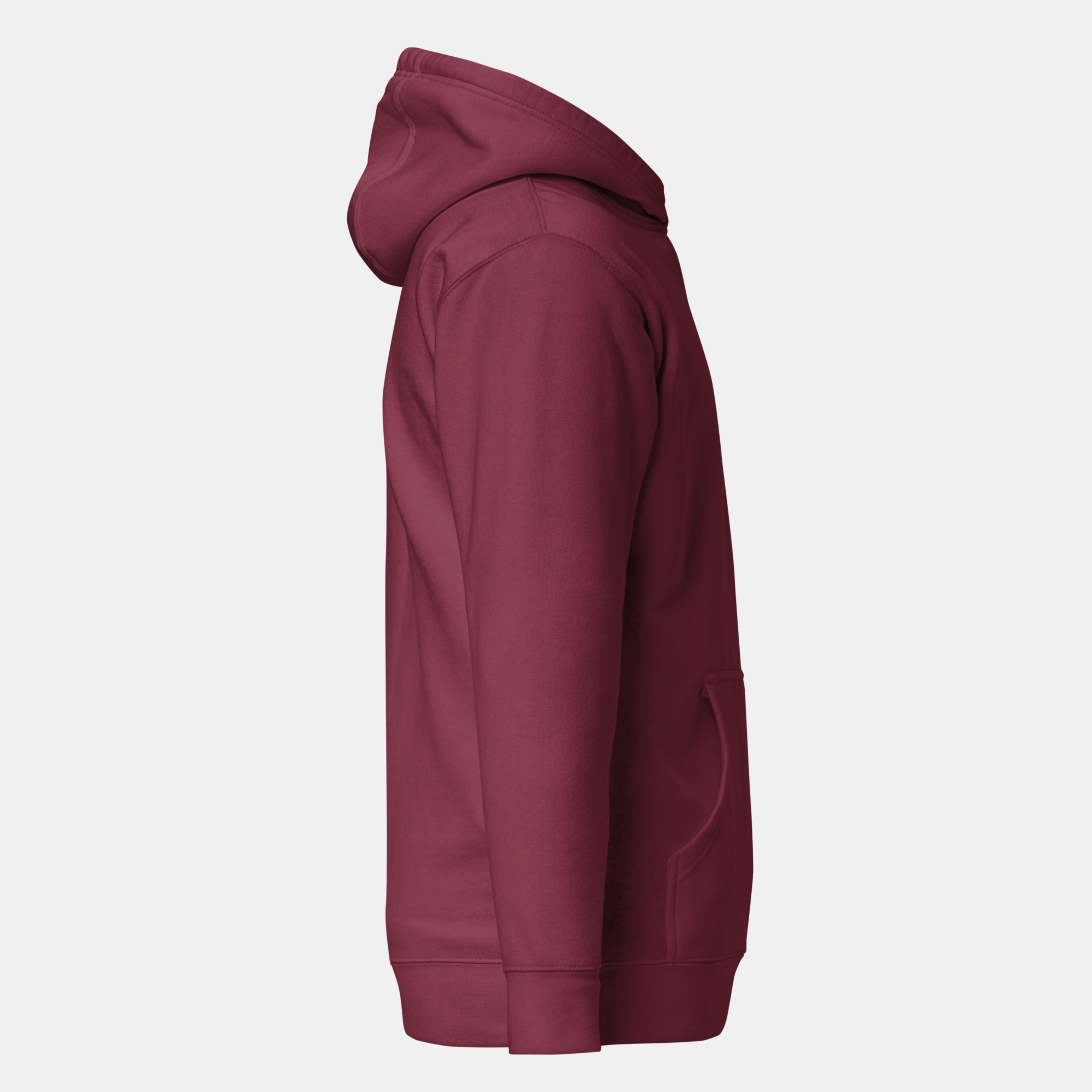 Maroon Threadmark Hoodie