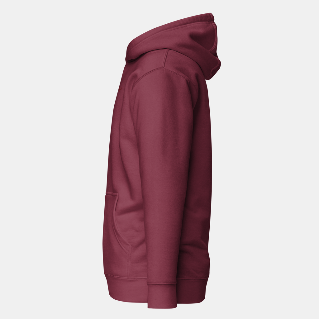 Maroon Threadmark Hoodie