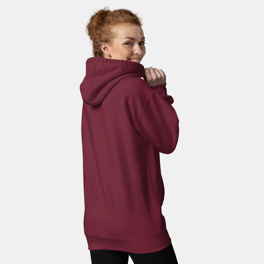 Maroon Threadmark Hoodie