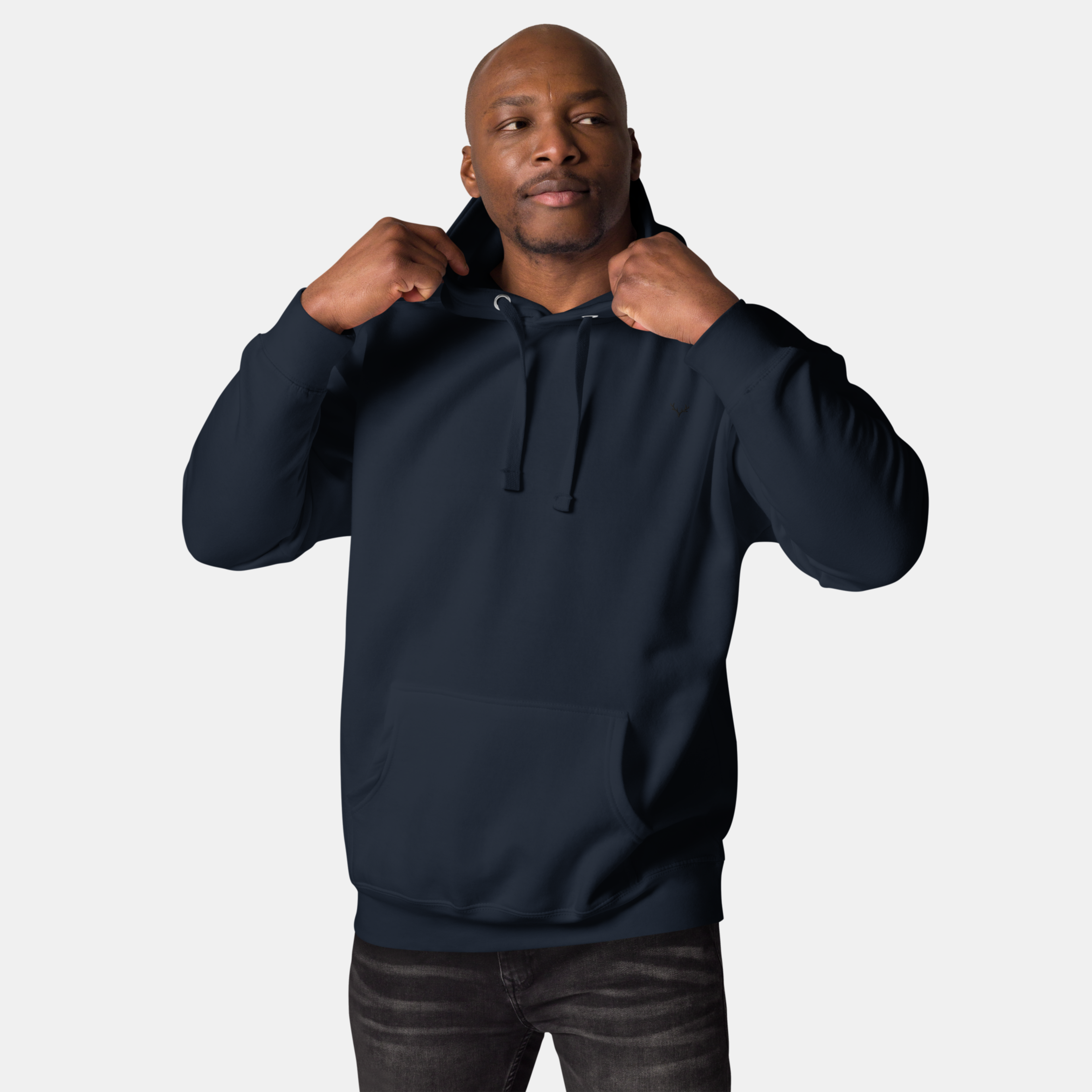 Navy Threadmark Hoodie