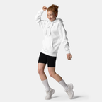 White Threadmark Hoodie