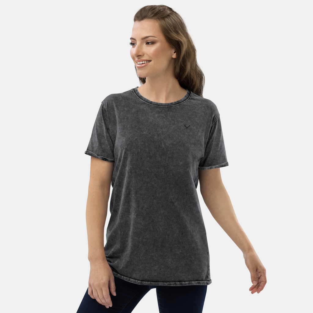 Black Husky Cotton T-Shirt