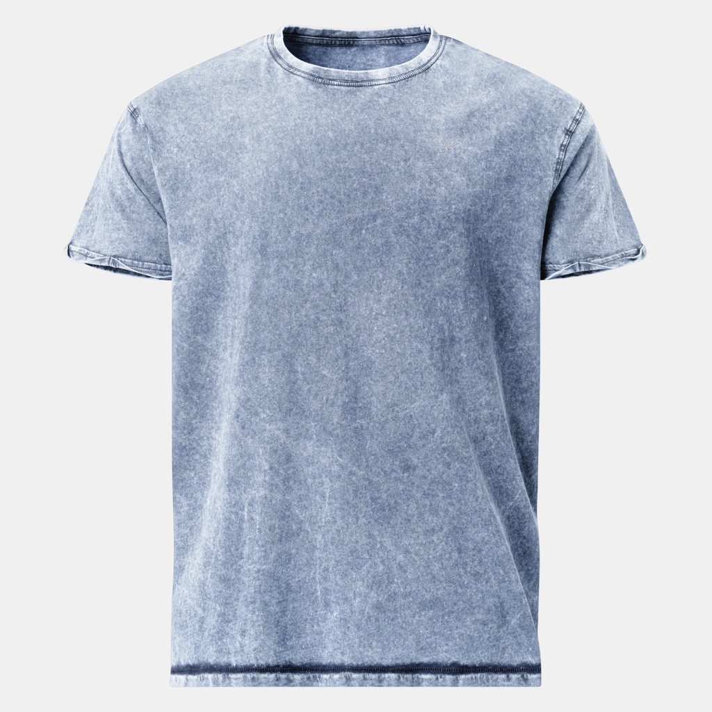Denim Blue Husky Cotton T-Shirt