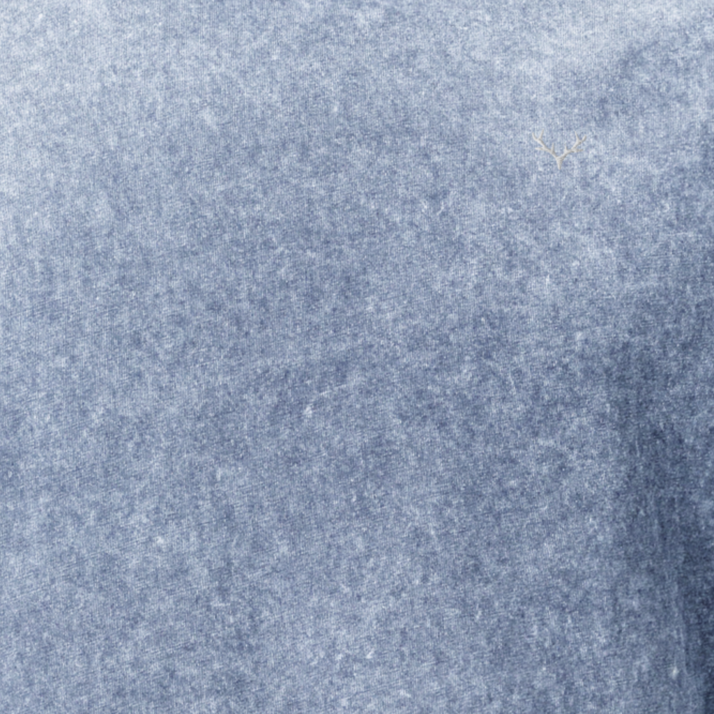 Denim Blue Husky Cotton T-Shirt