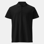 Black Piqué Polo Shirt