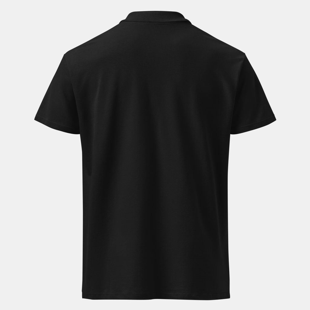 Black Piqué Polo Shirt