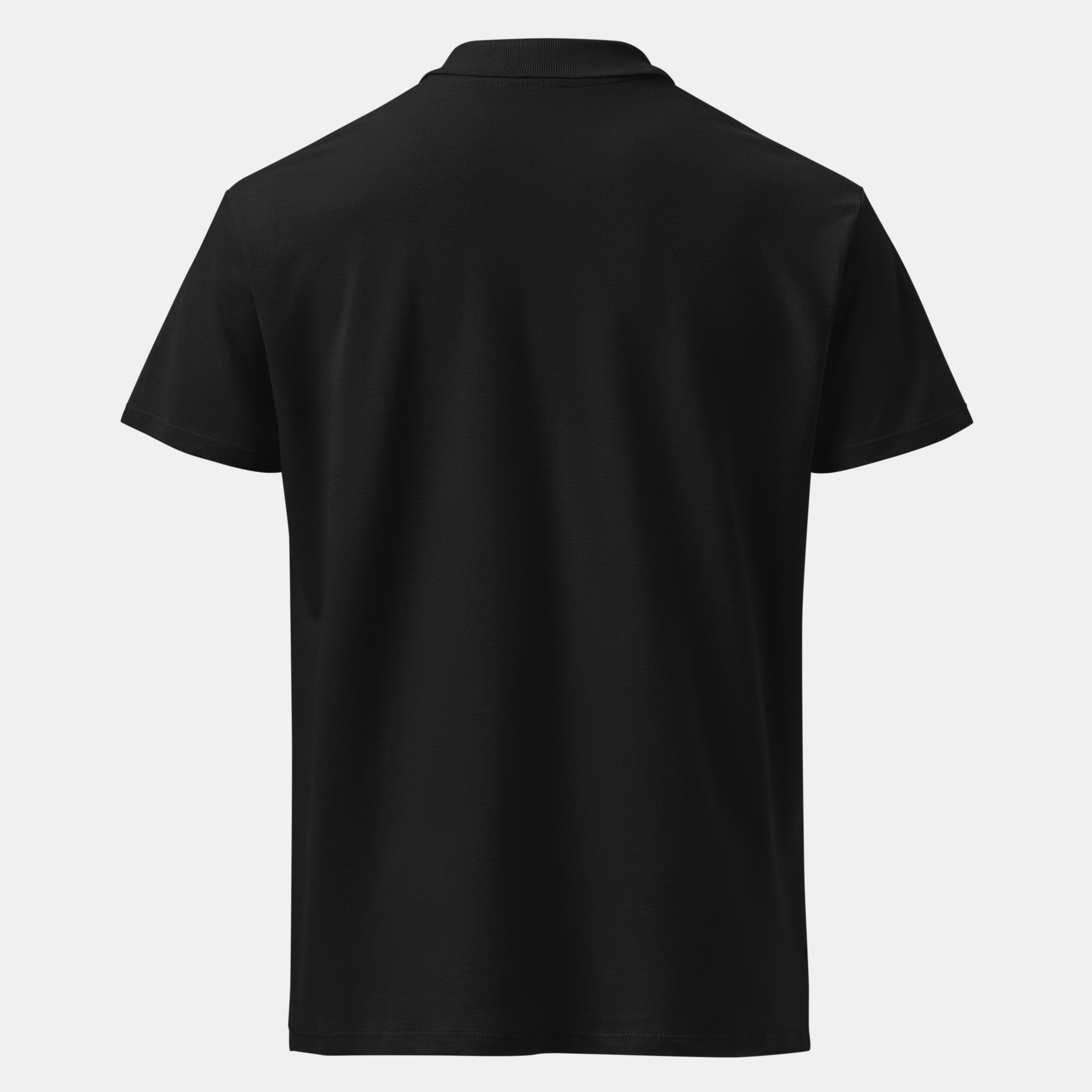 Black Piqué Polo Shirt