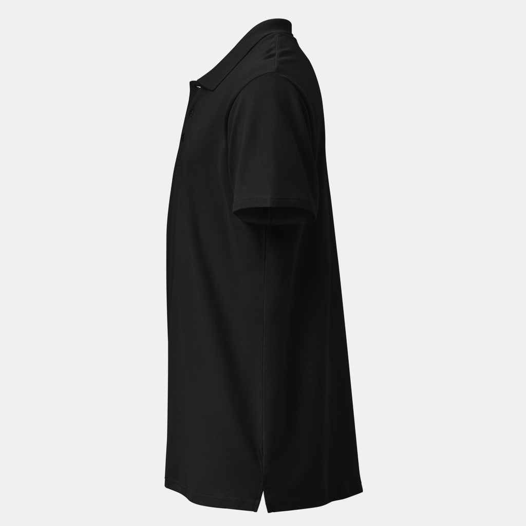 Black Piqué Polo Shirt