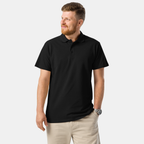 Black Piqué Polo Shirt