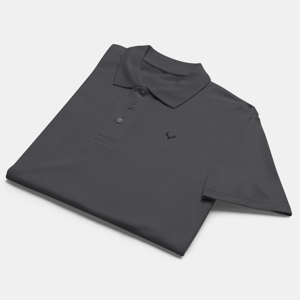 Mouse Grey Piqué Polo Shirt